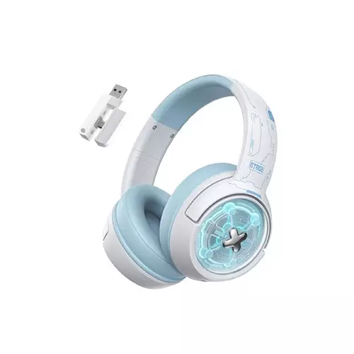 Onikuma GT802 Triple Mode Wireless Stereo RGB Gaming White Headphone