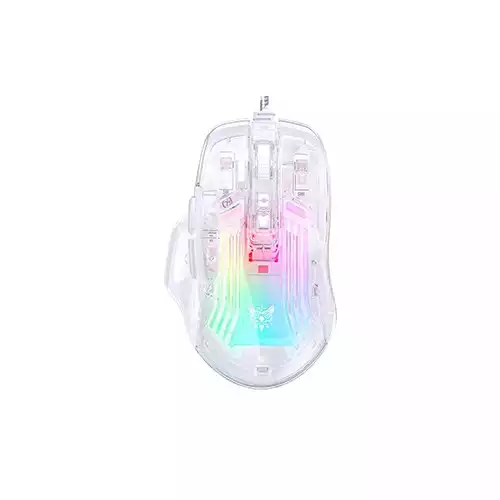 ONIKUMA CW923 12800 DPI Wired RGB Transparent Gaming Mouse