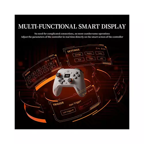 Bigbigwon Aether C6 Tri-mode Wireless Hall-Effect Gaming Controller (Black)-gallery-1