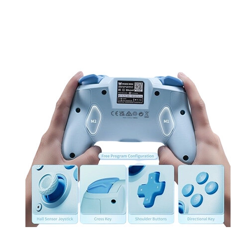 BIGBIGWON CHOCO Gaming Controller (Choco Blue) - 4