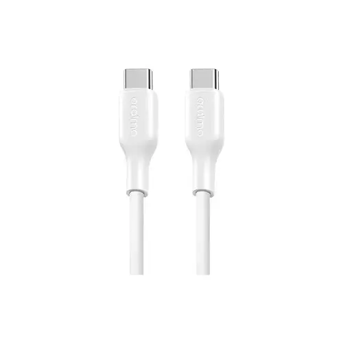 Oraimo RobustLine 60W USB-C to USB-C 1.5 Meter Charging Data Cable (White)