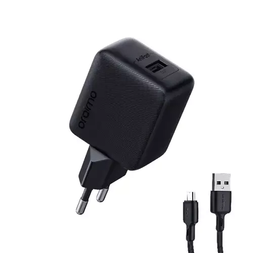 Oraimo Cannon 18S OCW-5184E-M53 18W QC3.0 & PE2.0 Charger with Micro USB Cable
