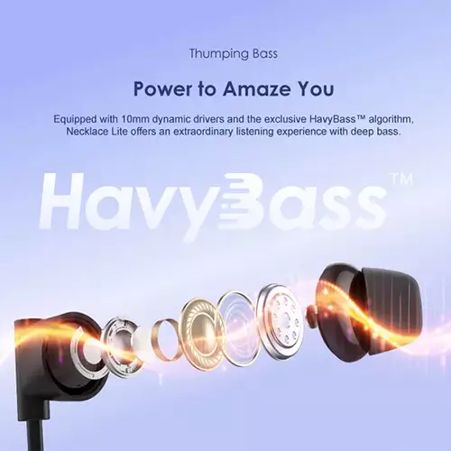 Oraimo OEB-311 Necklace Lite Enc Wireless Neckband (LightGold)-gallery-3