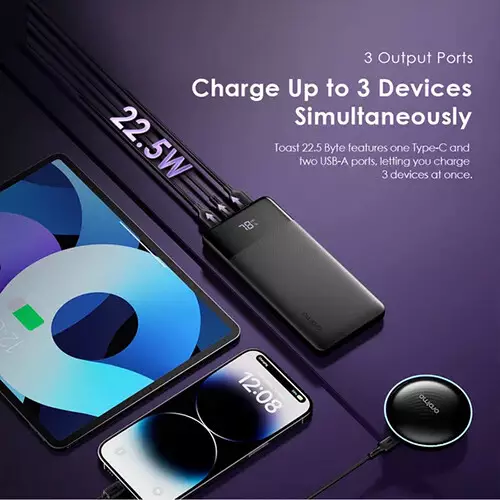 Oraimo Toast 22.5 Byte 10000mAh 22.5W Fast Charging Power Bank-gallery-2