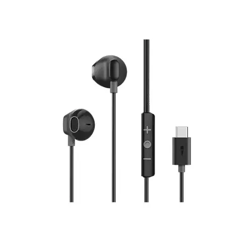 Oraimo Halo Airy Type-C Half In-ear Wired Earphone (Black)