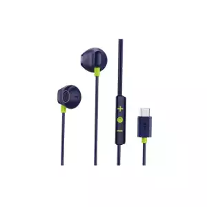 Oraimo Halo Airy Type-C Half In-ear Wired Earphone (Blue)