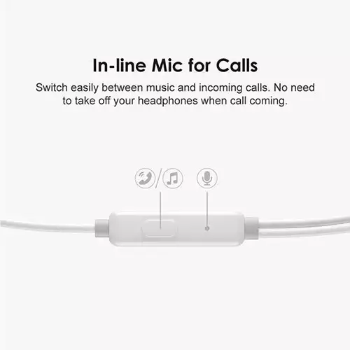 Oraimo Halo 2S 3.5mm Half In-Ear Wired Earphone (Black)-gallery-1