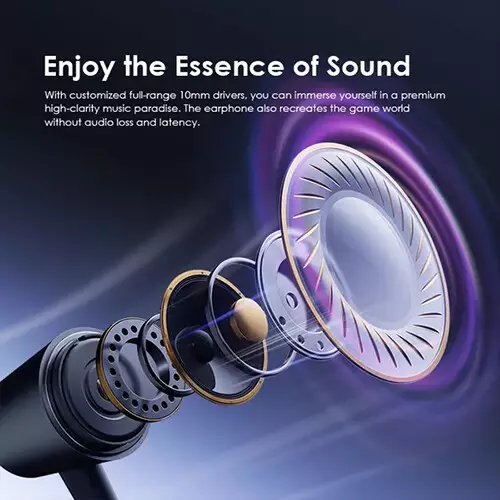 Oraimo Trumpet 3 3.5mm HIFI Audio In-Ear Earphones-gallery-2