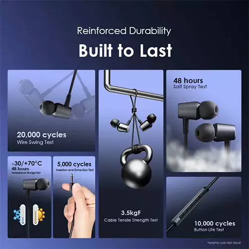 Oraimo Trumpet 3 3.5mm HIFI Audio In-Ear Earphones-gallery-4