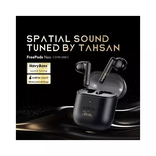 Oraimo FreePods Neo x Tahsan True Bluetooth Earbuds (Blue)-gallery-1