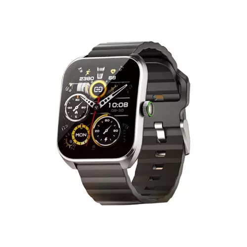 Oraimo Watch Nova 2 OSW-814 2.01 Inch AMOLED IP68 Curved Touchscreen SmartWatch (Black) - 1