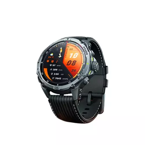 Oraimo OSW-852H Watch GT BT Calling GPS SmartWatch (Dark Chrome)