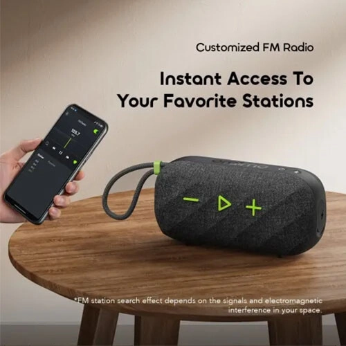 Oraimo SpaceBox Active 25W Portable Bluetooth Speaker with FM Radio - 2