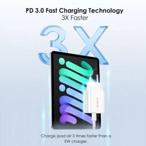 Oraimo PowerCube 202 EU Type 20W White Charger Kit (OCW-5202E) - 1