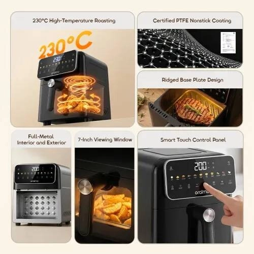 Oraimo NutriFry S1 1500W 6L Air Fryer (OAF-261A) - 1