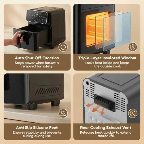 Oraimo NutriFry S1 1500W 6L Air Fryer (OAF-261A) - 4