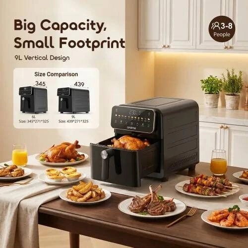 Oraimo Intellifry 1600W 9L (OAF-502A) Air Fryer - 3