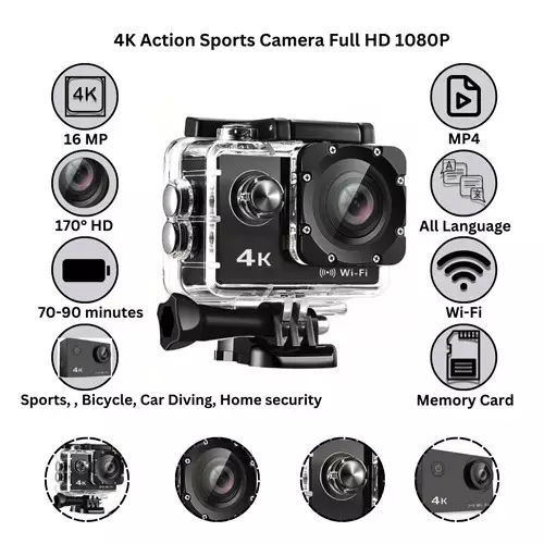 Champion 4K Ultra Full HD 1080P Action Sports Camera-gallery-1