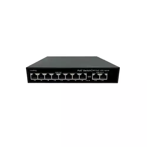Nexakey NS-6000GS-8P2U1S 8 Port 2-Uplink PoE Switch