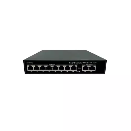 Nexakey NS-6000GS-8P2U1S 8 Port 2-Uplink PoE Switch