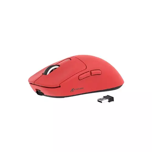 ATTACK SHARK X3 Lightweight Tri-Mode 26000 Wireless Gaming Mouse red-gallery-1