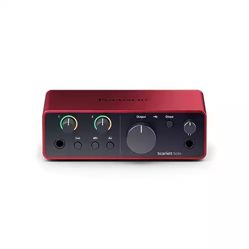 Focusrite Scarlett Solo 4th Gen Type-C Audio Interface