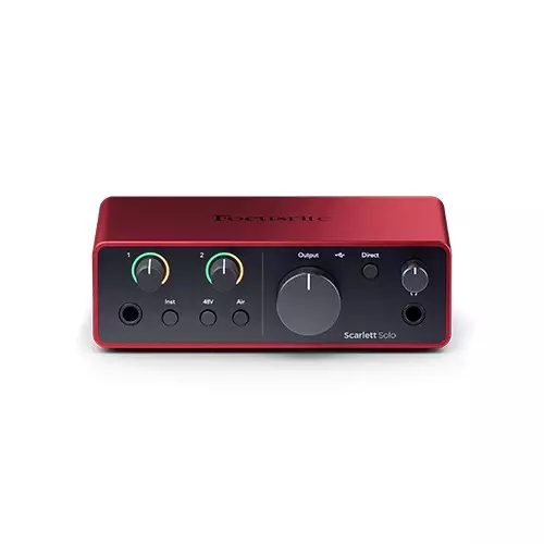 Focusrite Scarlett Solo 4th Gen Type-C Audio Interface
