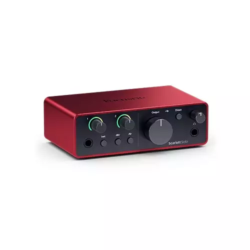 Focusrite Scarlett Solo 4th Gen Type-C Audio Interface - 1