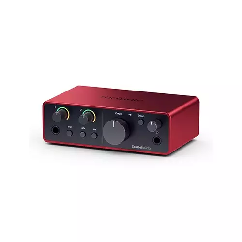 Focusrite Scarlett Solo 4th Gen Type-C Audio Interface - 2