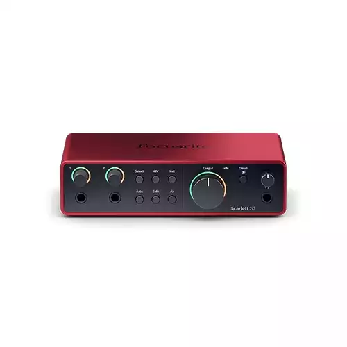 Focusrite Scarlett 2i2 4th Gen Type-C Audio Interface