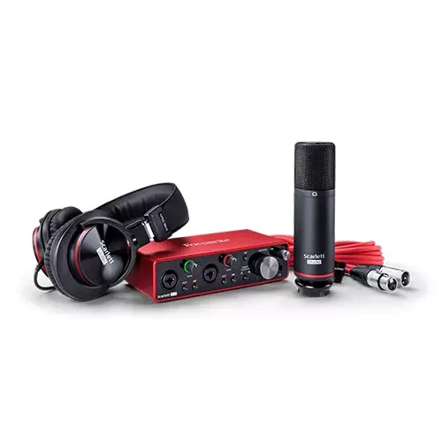 Focusrite Scarlett 2i2 Studio 3rd Gen USB Audio Interface and Recording Bundle-1