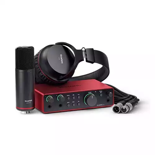 Focusrite Scarlett 2i2 Studio 4th Gen USB Audio Interface Combo