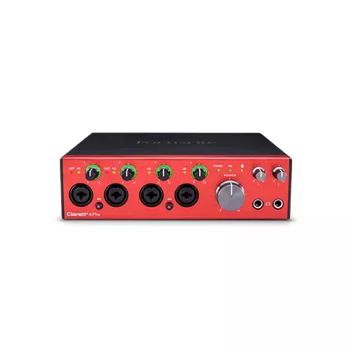 Focusrite Clarett+ 4Pre 18x8 Type-C Audio Interface