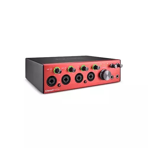 Focusrite Clarett+ 4Pre 18x8 Type-C Audio Interface-gallery-1