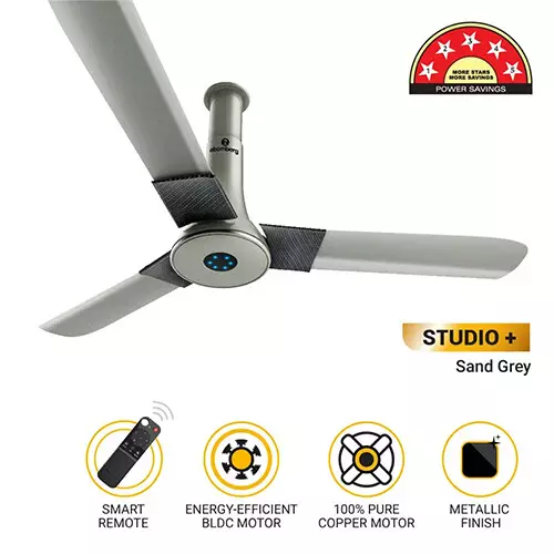 Atomberg Studio+ AT-124 48 Inch BLDC Ceiling Fan With Remote-gallery-1