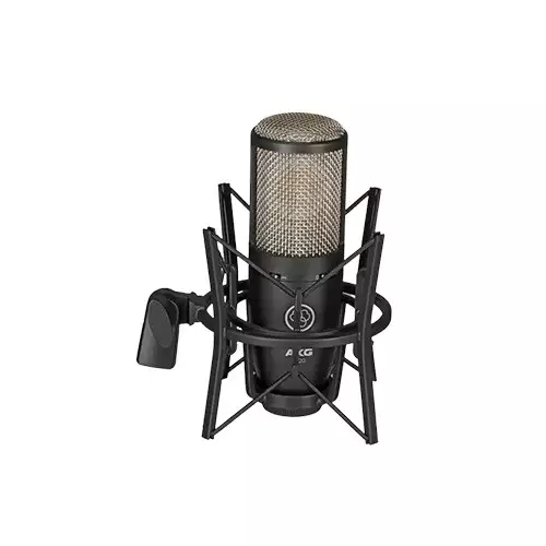 AKG P220 High-Performance Large Diaphragm True Condenser Black Microphone-1