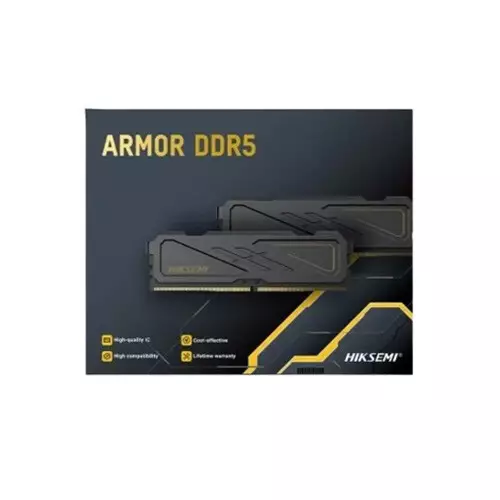 Hiksemi ARMOR 16GB DDR5 6000 MHz Cl36 Desktop Ram (Black)-gallery-3