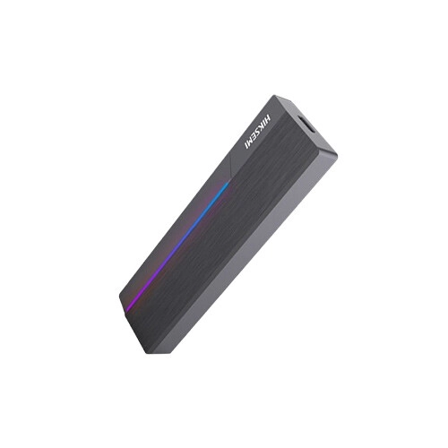 Hiksemi Aura RGB SYNC M.2 NVME & SATA SSD Enclosure - 2