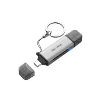 Hiksemi CR01 2 in 1 Card Reader