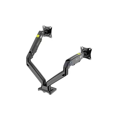ZENO M10D/B 17-32 Inch Double Arm Gas-Strut Desktop Monitor Stand-gallery-1