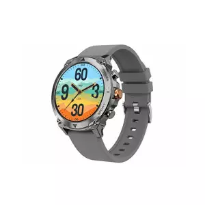 Blisbond Titan AMOLED Bluetooth Calling Smart Watch (Silver)