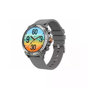 Blisbond Titan AMOLED Bluetooth Calling Smart Watch (Silver)