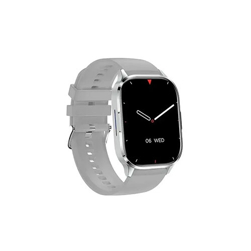 Blisbond Alpha AMOLED Display Bluetooth Calling Smart Watch (Silver)