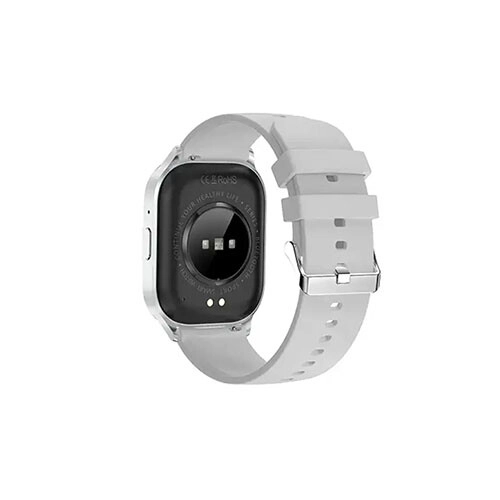 Blisbond Alpha AMOLED Display Bluetooth Calling Smart Watch (Silver) - 1
