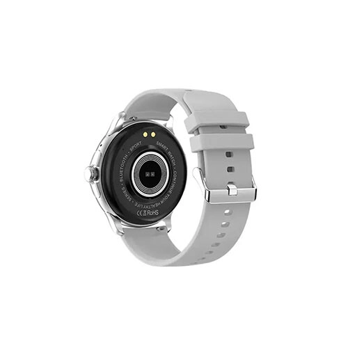 Blisbond Senor AMOLED 1.43" Display Bluetooth Calling Smart Watch (Silver) - 1