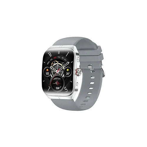 Blisbond Crescent AMOLED 1.95" Display Bluetooth Calling Smart Watch (Gray) - 2