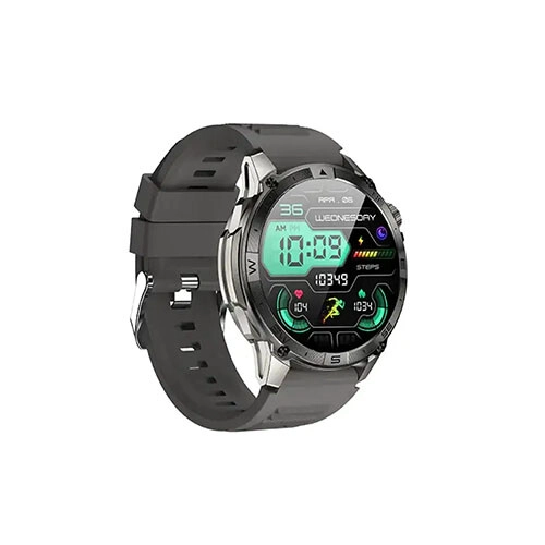 Blisbond Storm AMOLED 1.43" Display Bluetooth Calling Smart Watch (Silver)