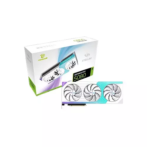 Manli Stellar GeForce RTX 5080 OC 16GB GDDR7 Graphics Card