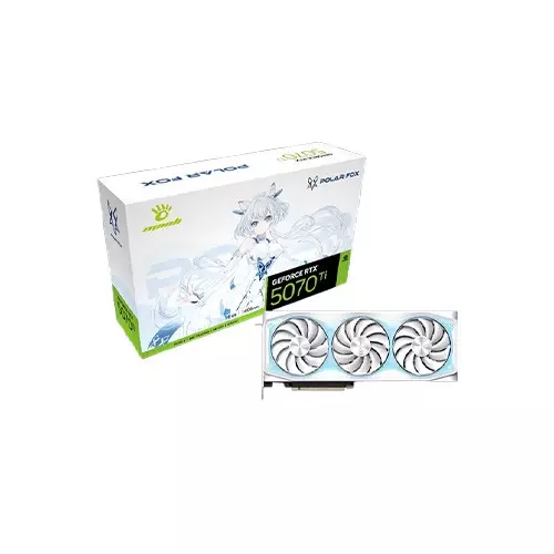 Manli Polar Fox GeForce RTX 5070 Ti OC 16GB GDDR7 Graphics Card