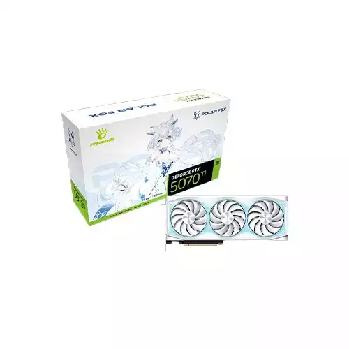 Manli Polar Fox GeForce RTX 5070 Ti OC 16GB GDDR7 Graphics Card